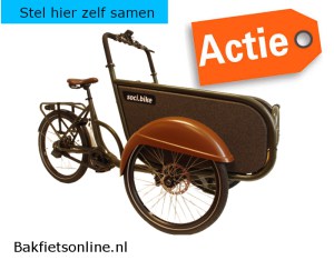 Soci.Bike Family Cargo - OlijfGroen - Bakfietsonline3